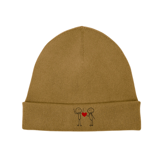 STICKFIGURELOVE!  (Stick) - Organic Rib Beanie