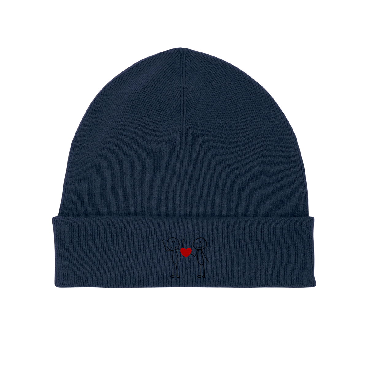 STICKFIGURELOVE!  (Stick) - Organic Rib Beanie