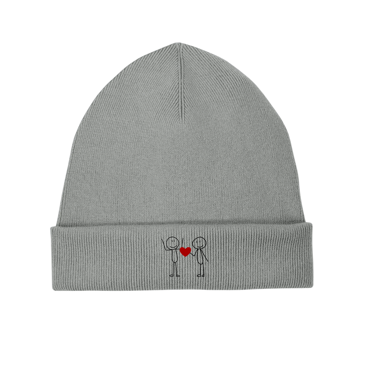 STICKFIGURELOVE!  (Stick) - Organic Rib Beanie