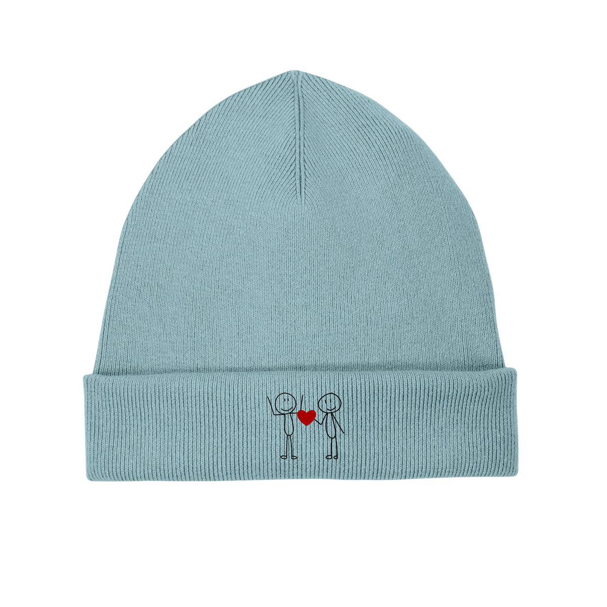 STICKFIGURELOVE!  (Stick) - Organic Rib Beanie