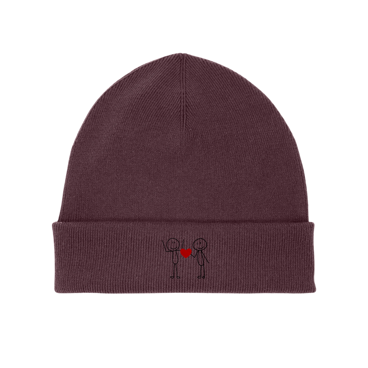 STICKFIGURELOVE!  (Stick) - Organic Rib Beanie