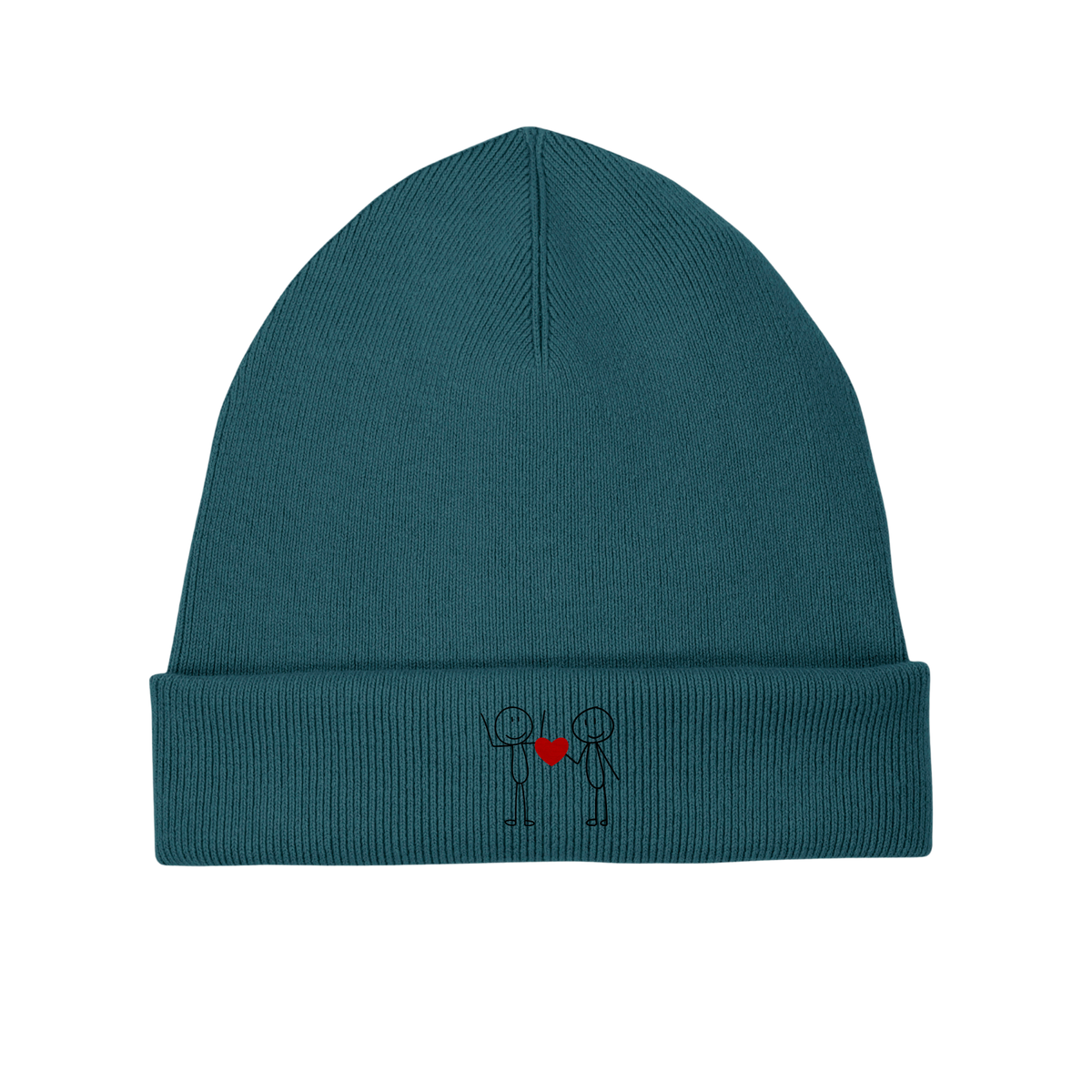 STICKFIGURELOVE!  (Stick) - Organic Rib Beanie