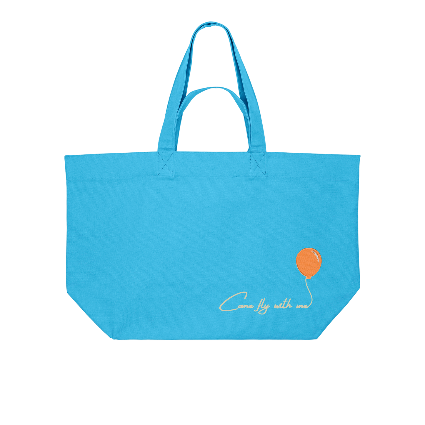 COMEFLYWITHME! (Stick) - Organic Shopping Bag