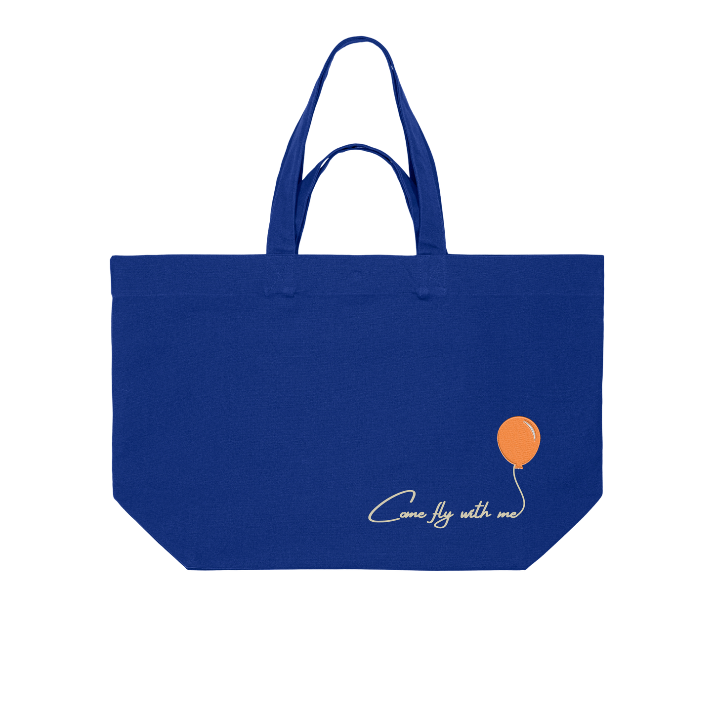 COMEFLYWITHME! (Stick) - Organic Shopping Bag