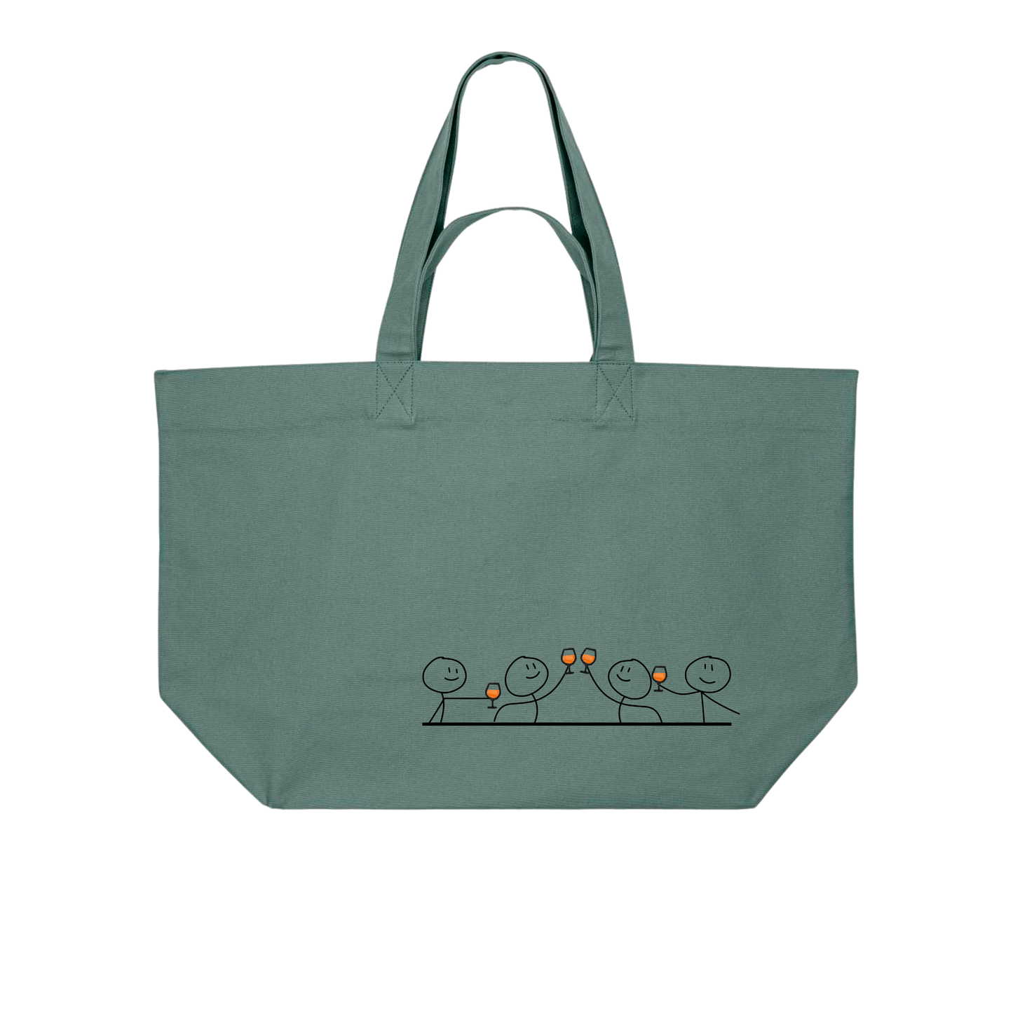 CREWLOVE! (Embroidery) - Organic Shopping Bag