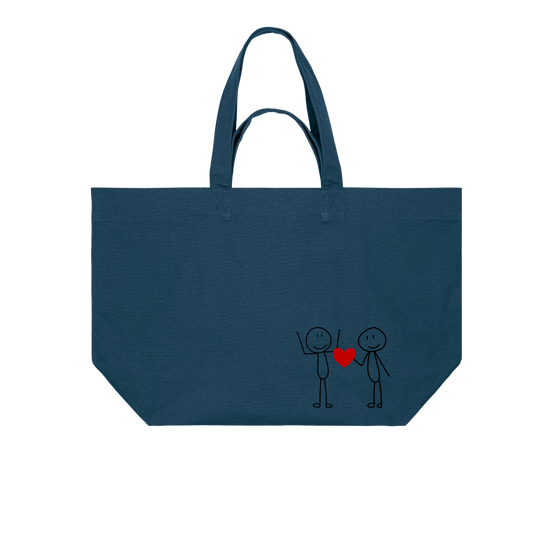 STICKFIGURELOVE! (Stick) - Organic Shopping-Bag