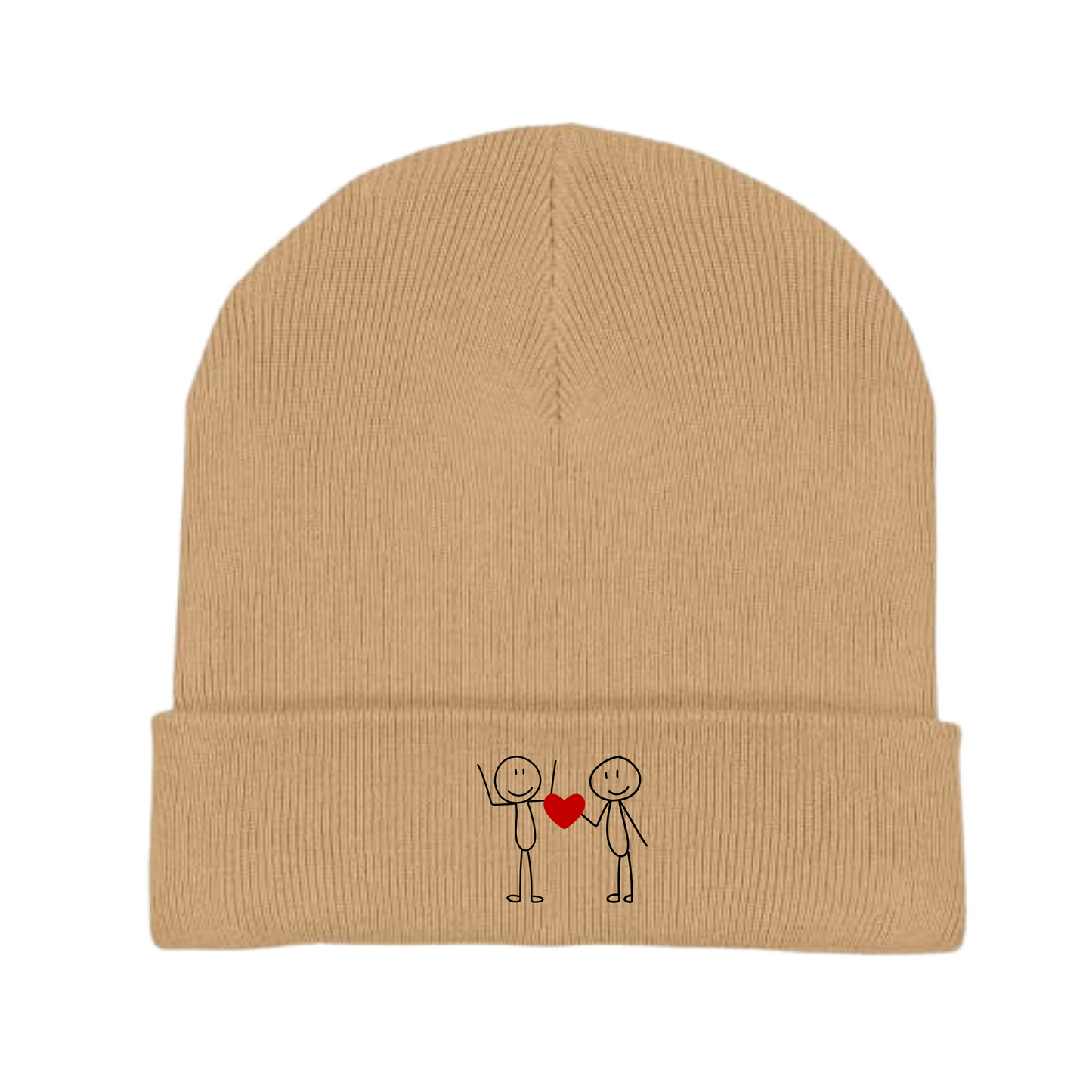 STICKFIGURELOVE!  (Stick) - Organic Rib Beanie