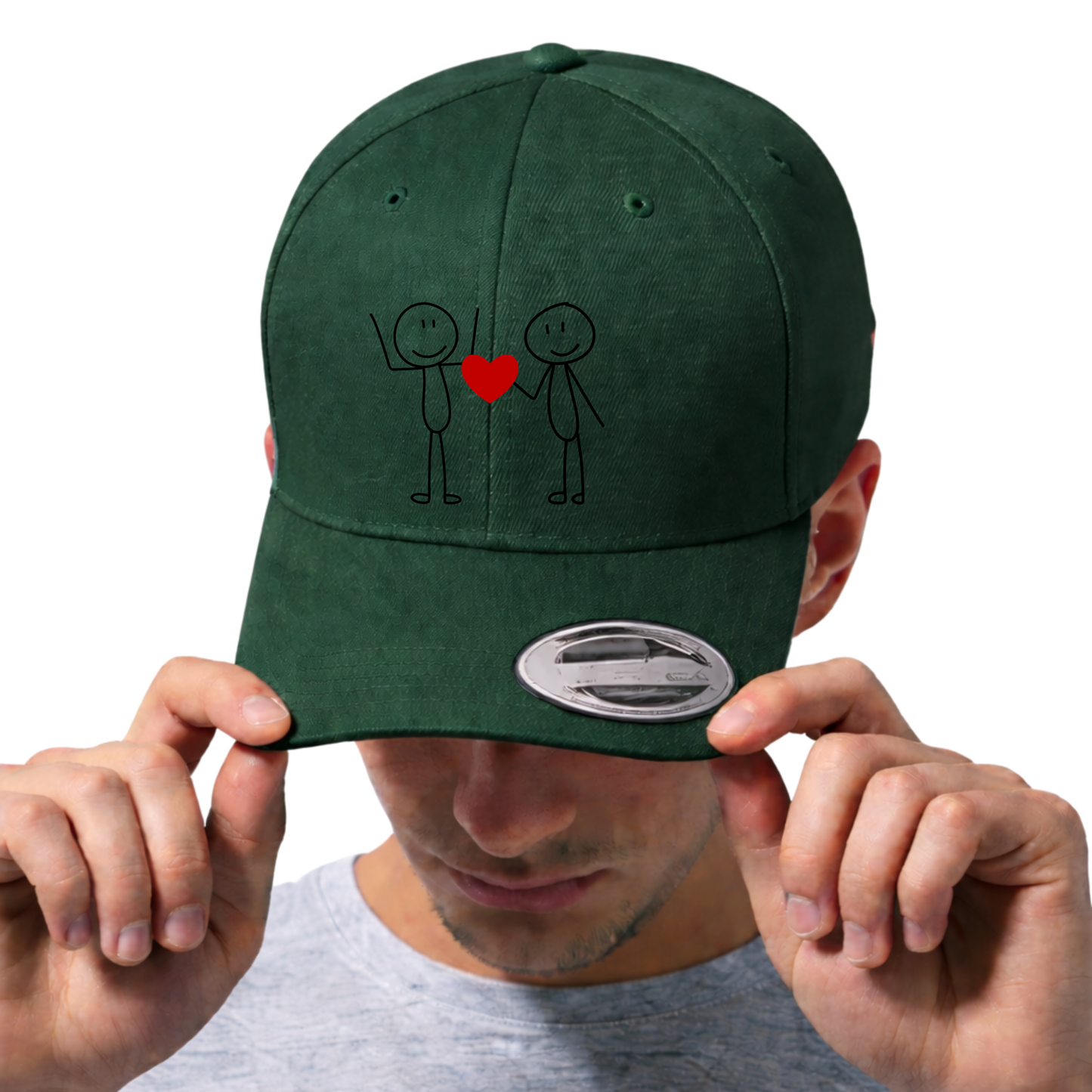 STICKFIGURELOVE! (Stick) Premium Baseball Cap