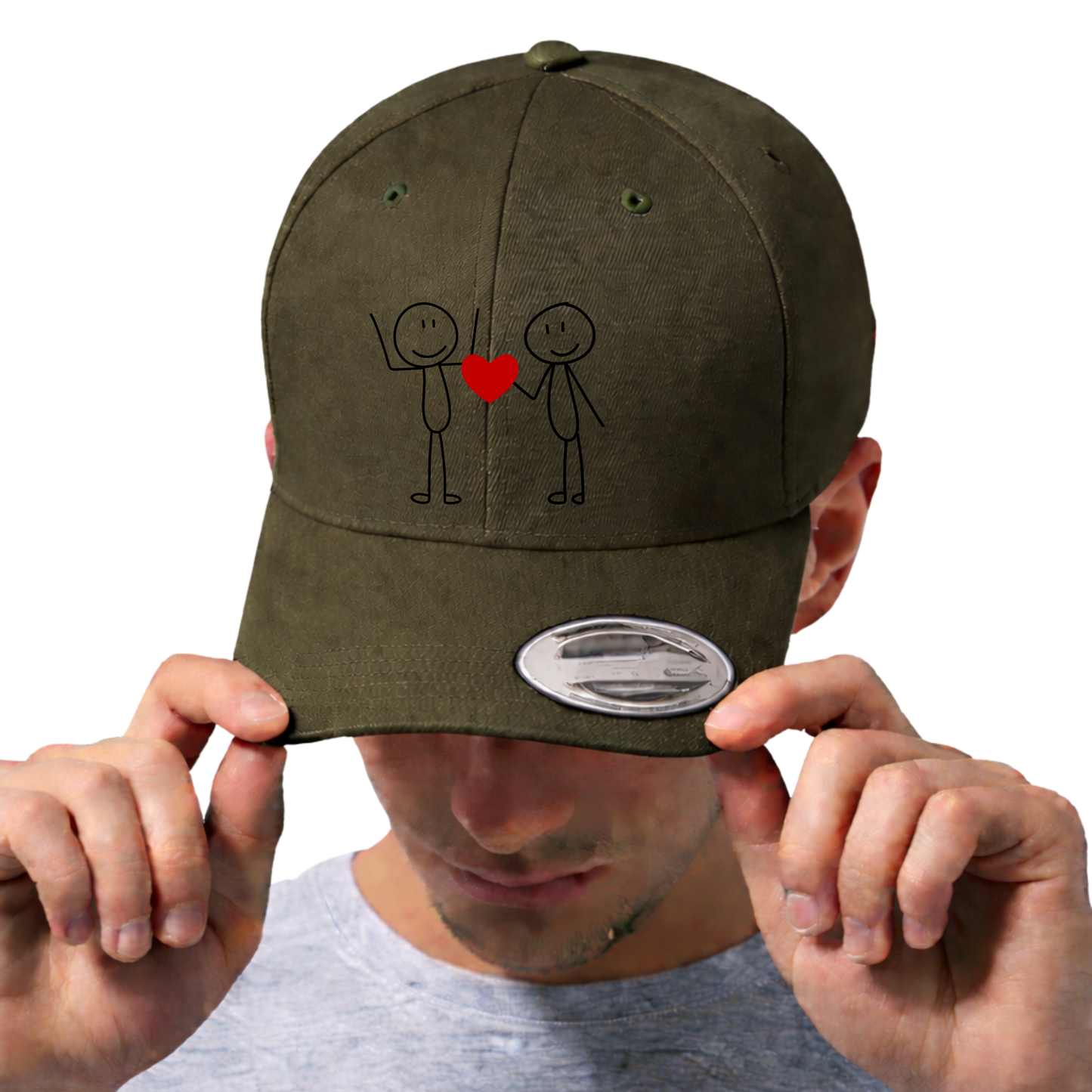 STICKFIGURELOVE! (Stick) Premium Baseball Cap