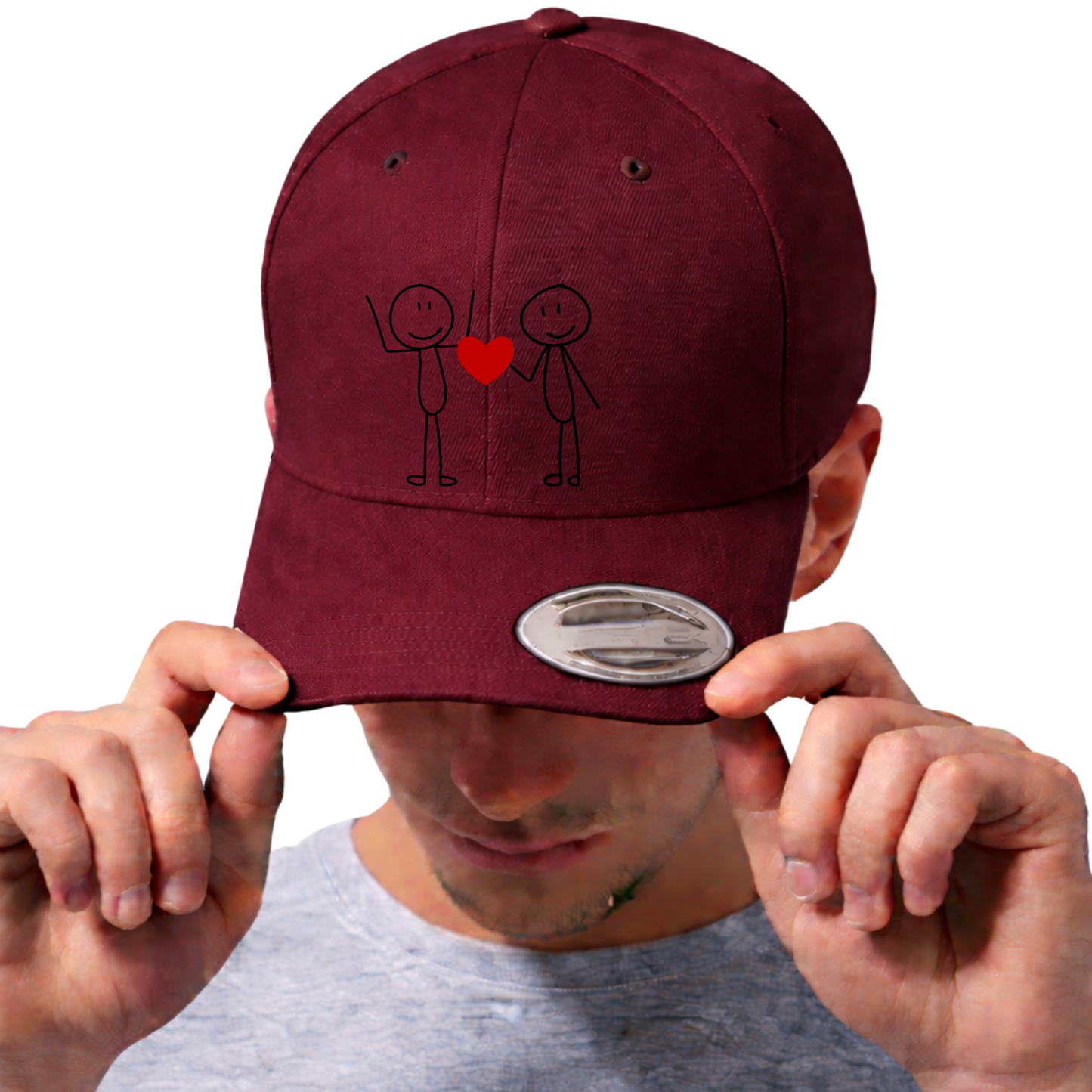 STICKFIGURELOVE! (Stick) Premium Baseball Cap