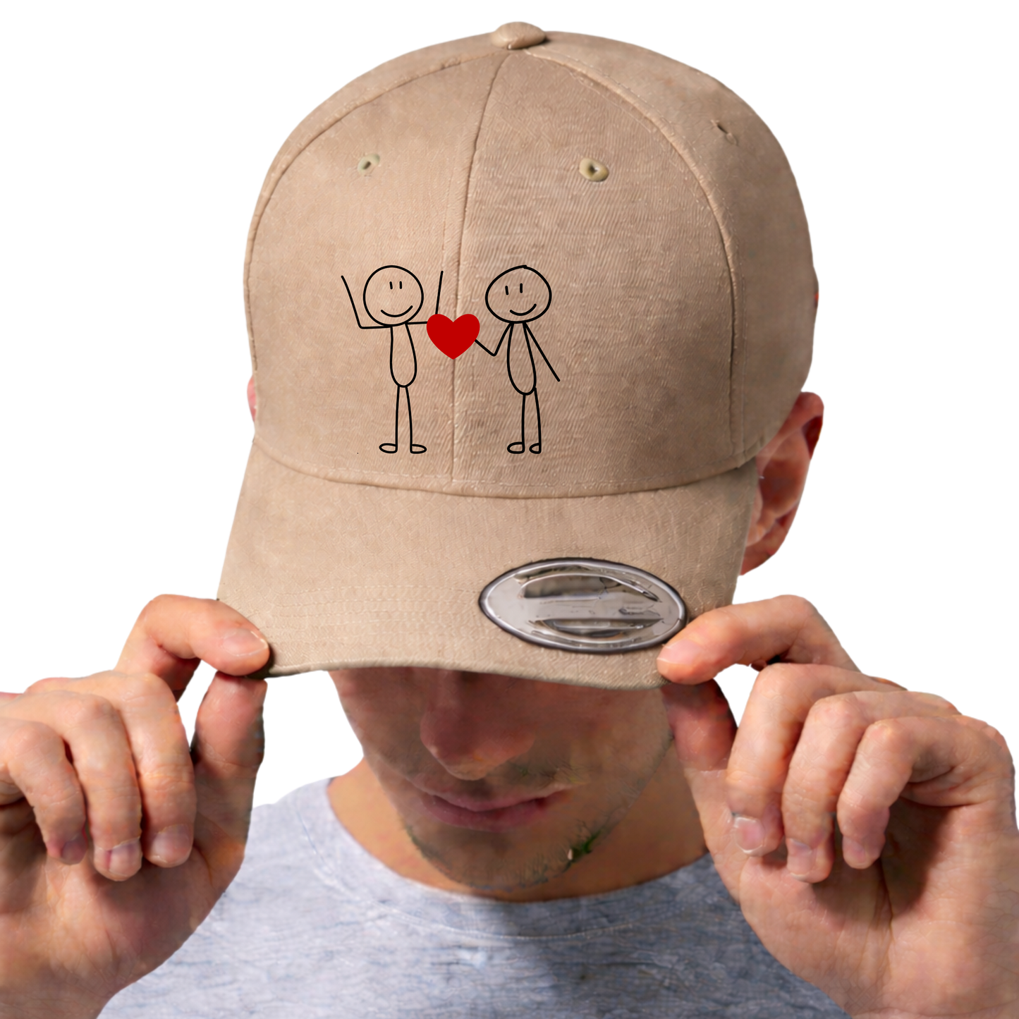 STICKFIGURELOVE! (Stick) Premium Baseball Cap