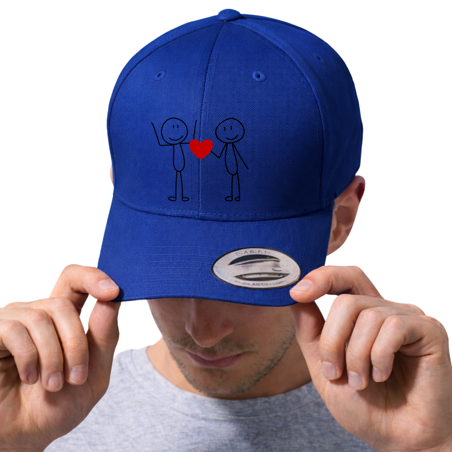 STICKFIGURELOVE! (Stick) Premium Baseball Cap