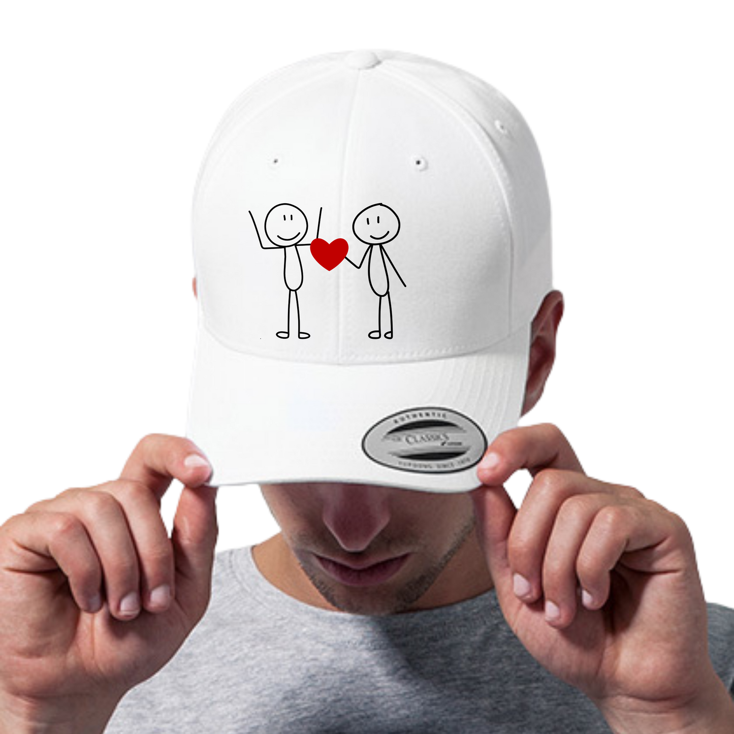 STICKFIGURELOVE! (Stick) Premium Baseball Cap
