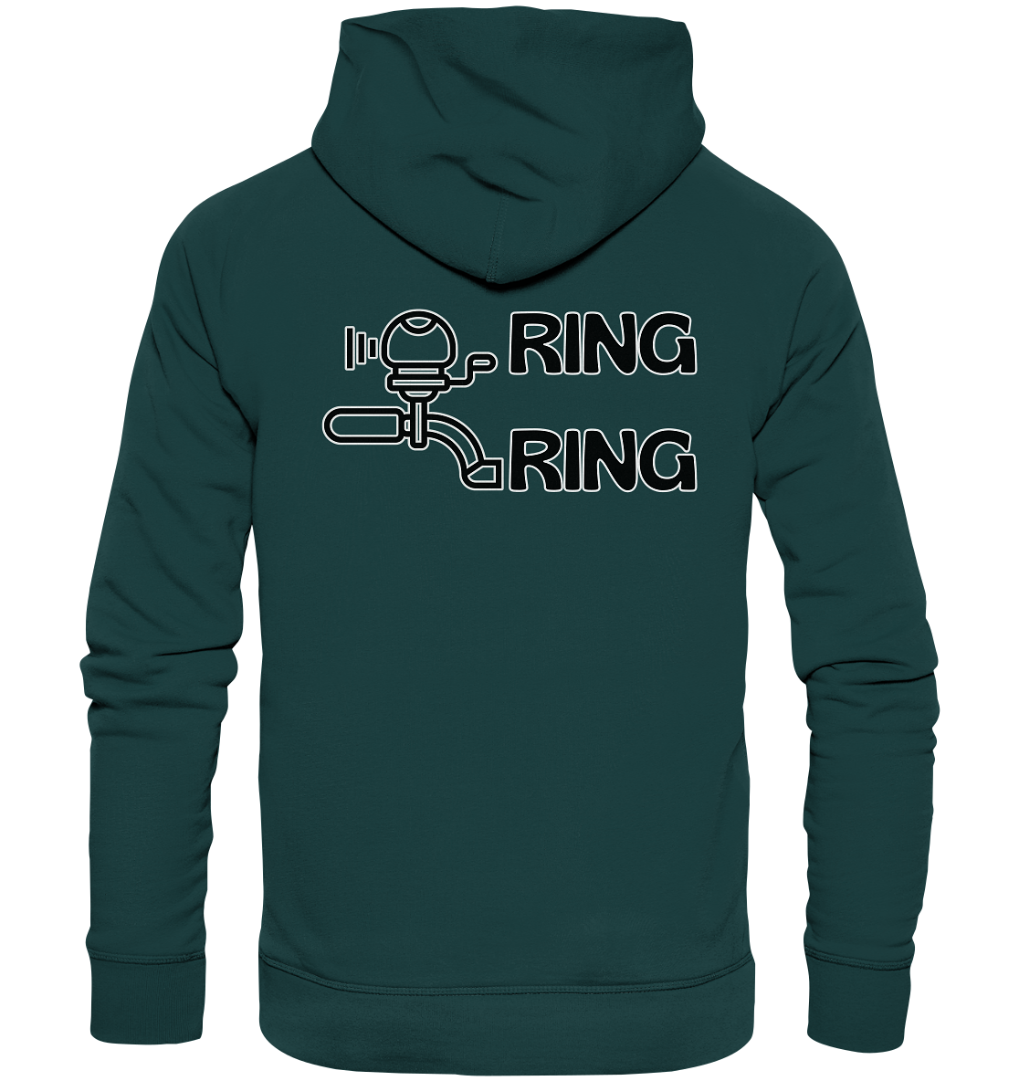 RING RING Organic Hoodie Münster Edition – Sustainable Joy of Life