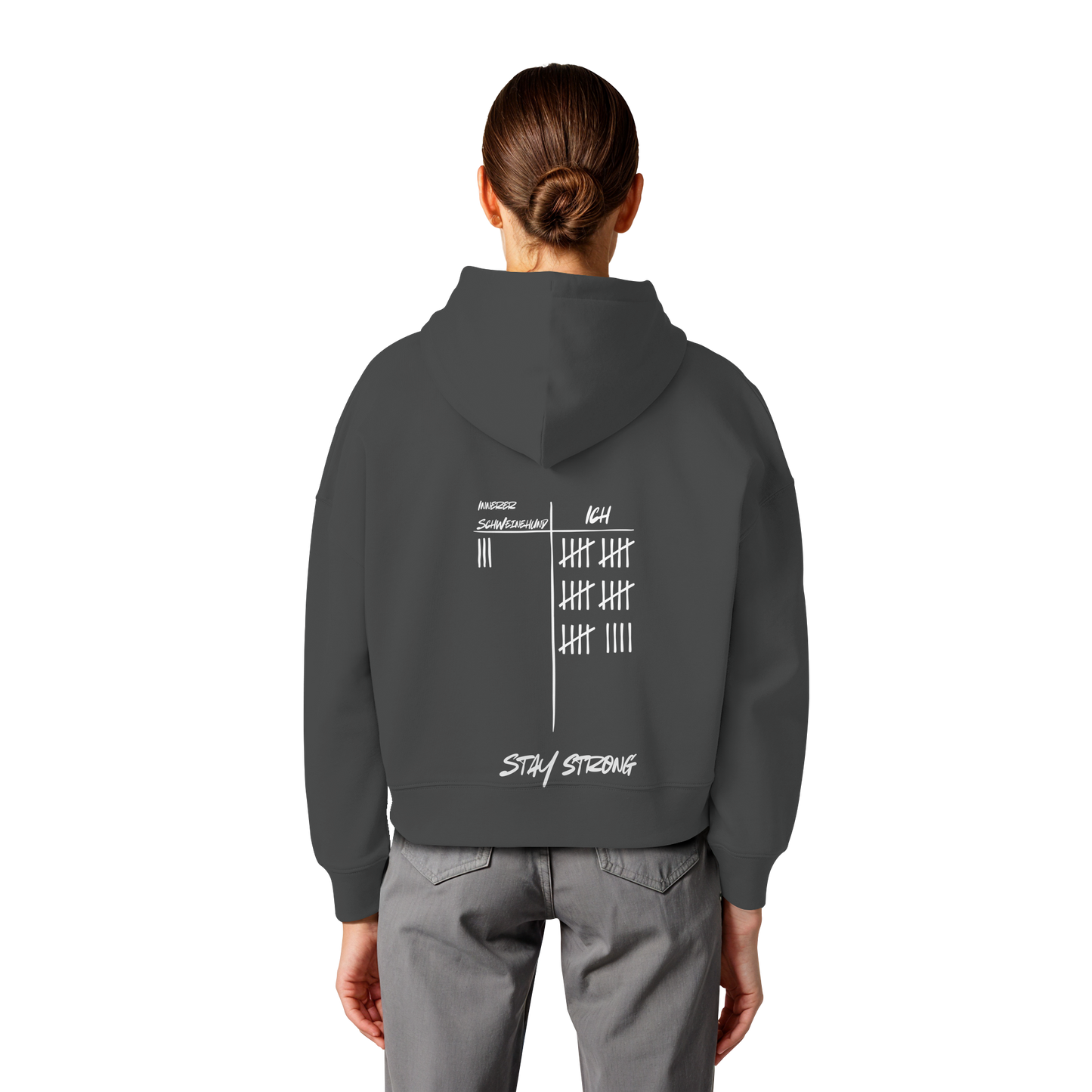 STAYSTRONG! - Womens Organic Boxcut Hoodie