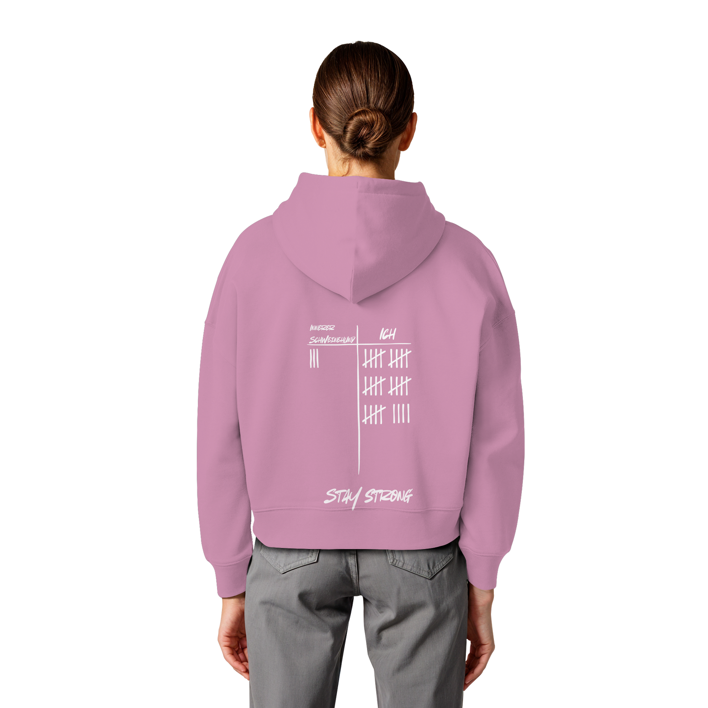 STAYSTRONG! - Womens Organic Boxcut Hoodie