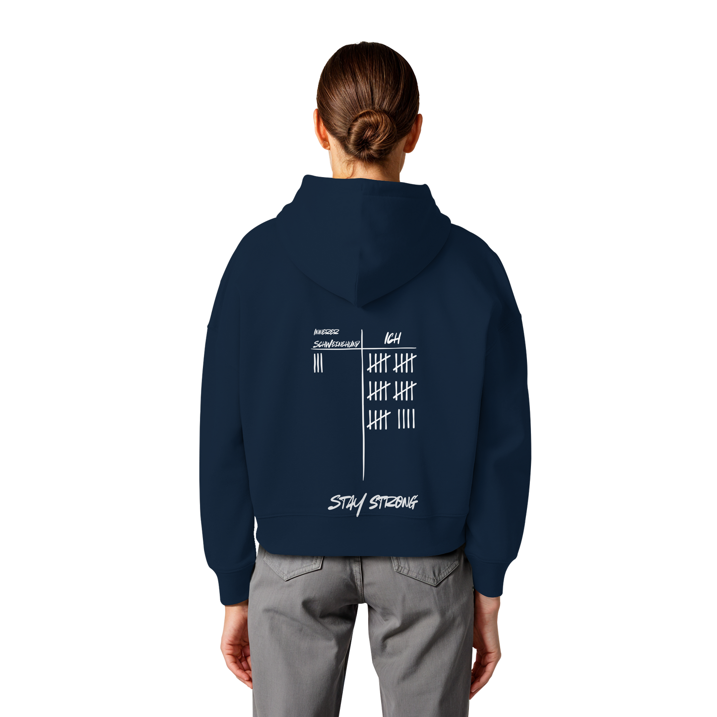 STAYSTRONG! - Womens Organic Boxcut Hoodie