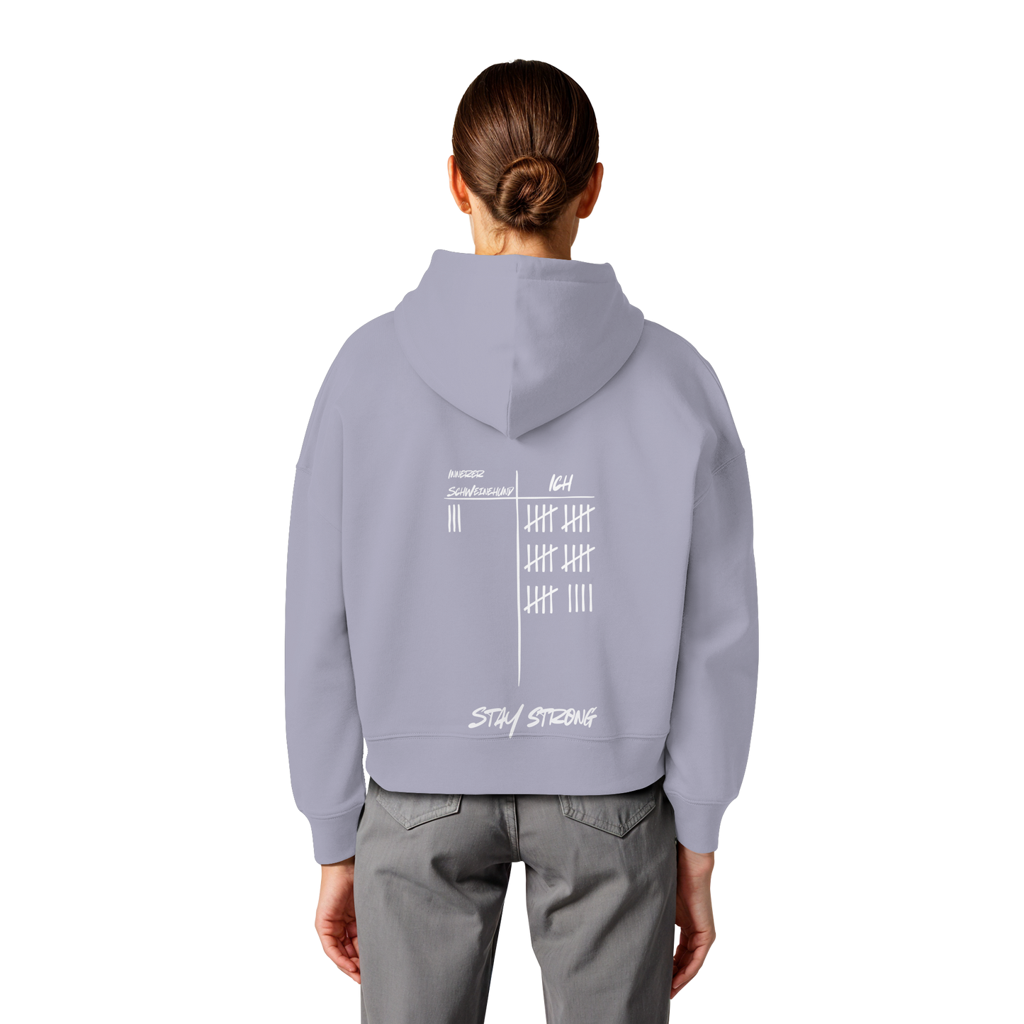 STAYSTRONG! - Womens Organic Boxcut Hoodie