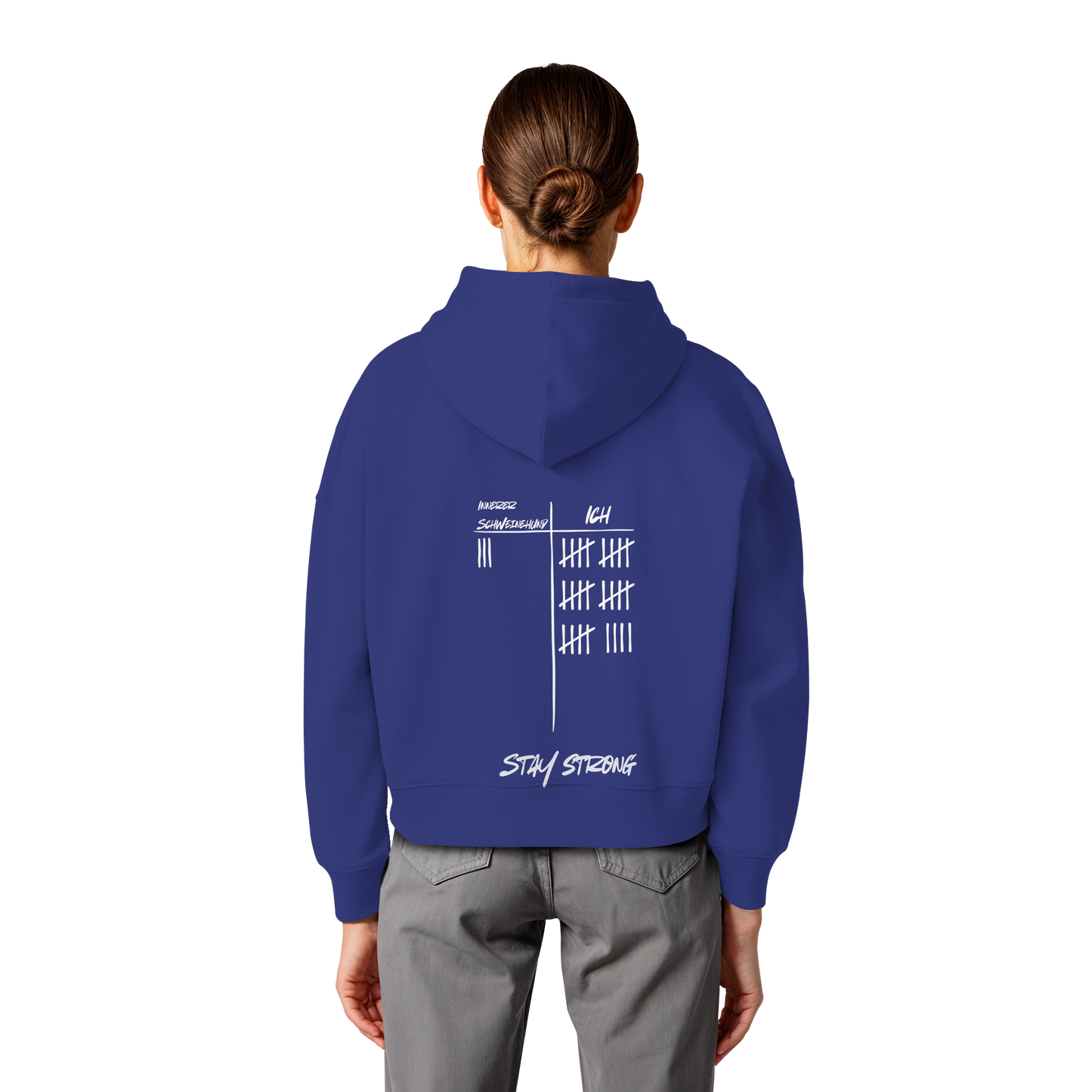 STAYSTRONG! - Womens Organic Boxcut Hoodie