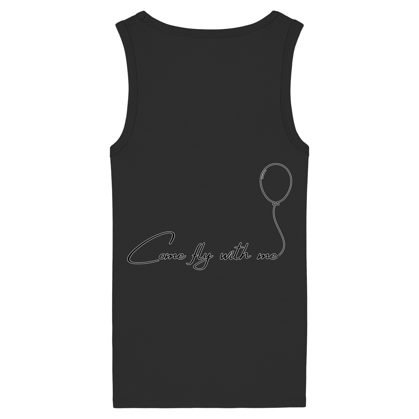 COMEFLYWITHME! - Women's Organic Fitted Tank Top