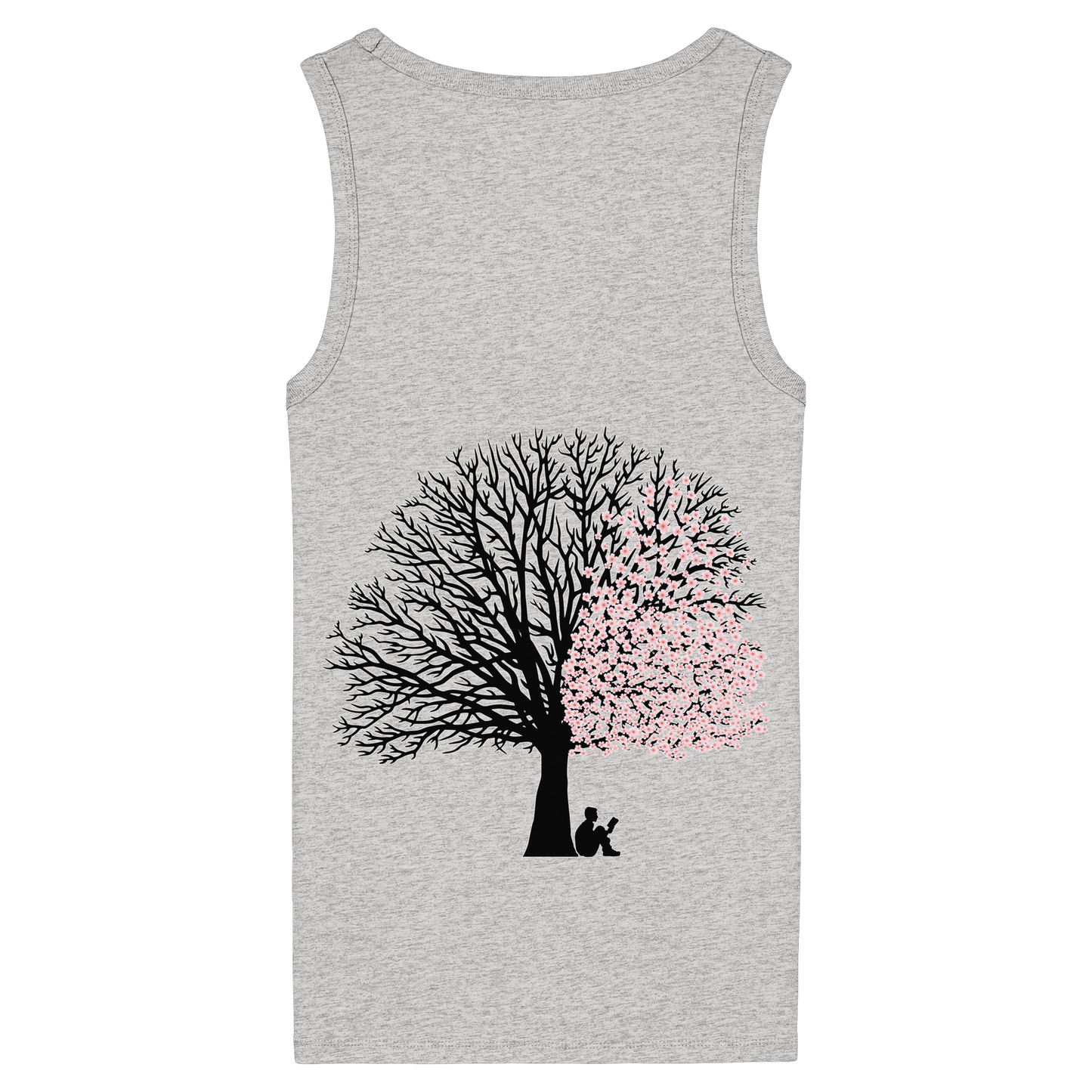 CHERRY BLOSSOM SHADOWS! - Women's Organic Fitted Tank Top