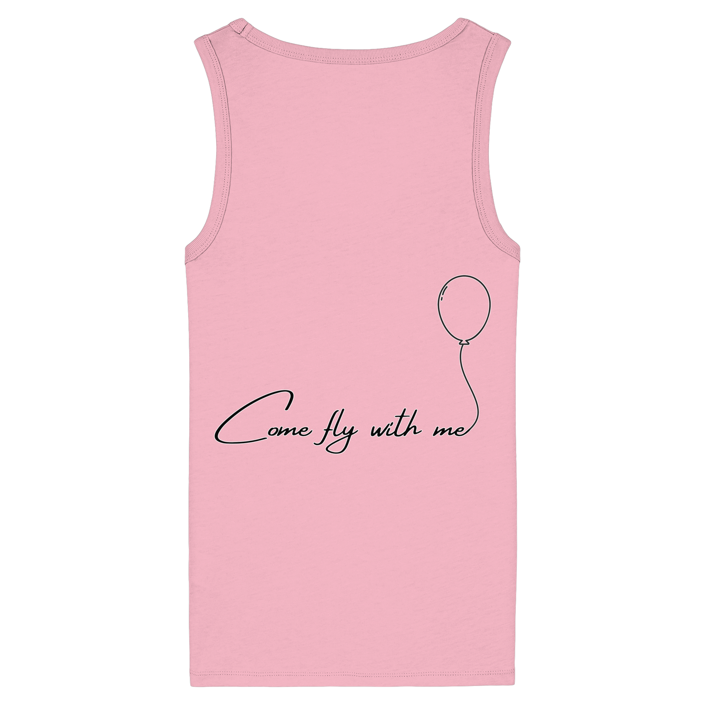 COMEFLYWITHME! - Women's Organic Fitted Tank Top