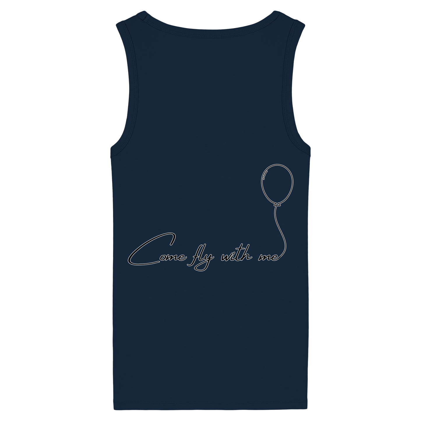 COMEFLYWITHME! - Women's Organic Fitted Tank Top