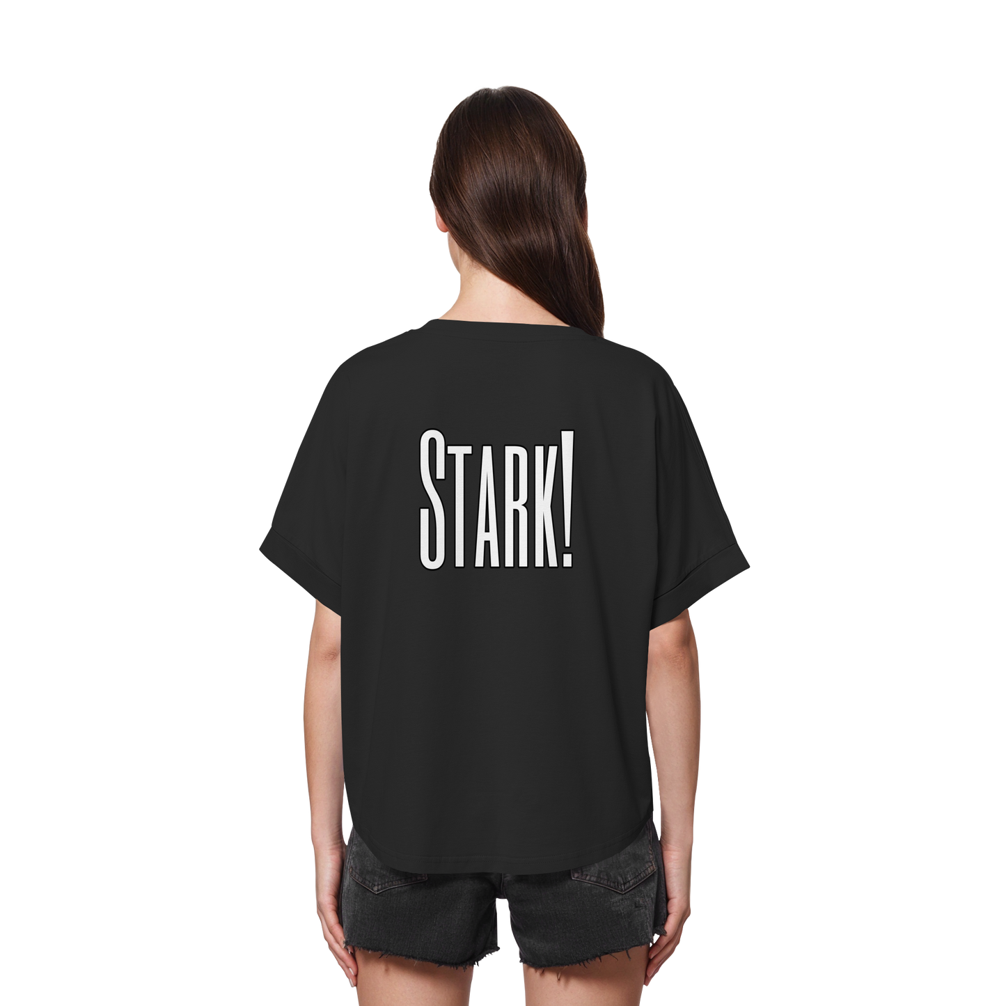 STRONG! - Women's Organic Rolled Sleeves T-Shirt