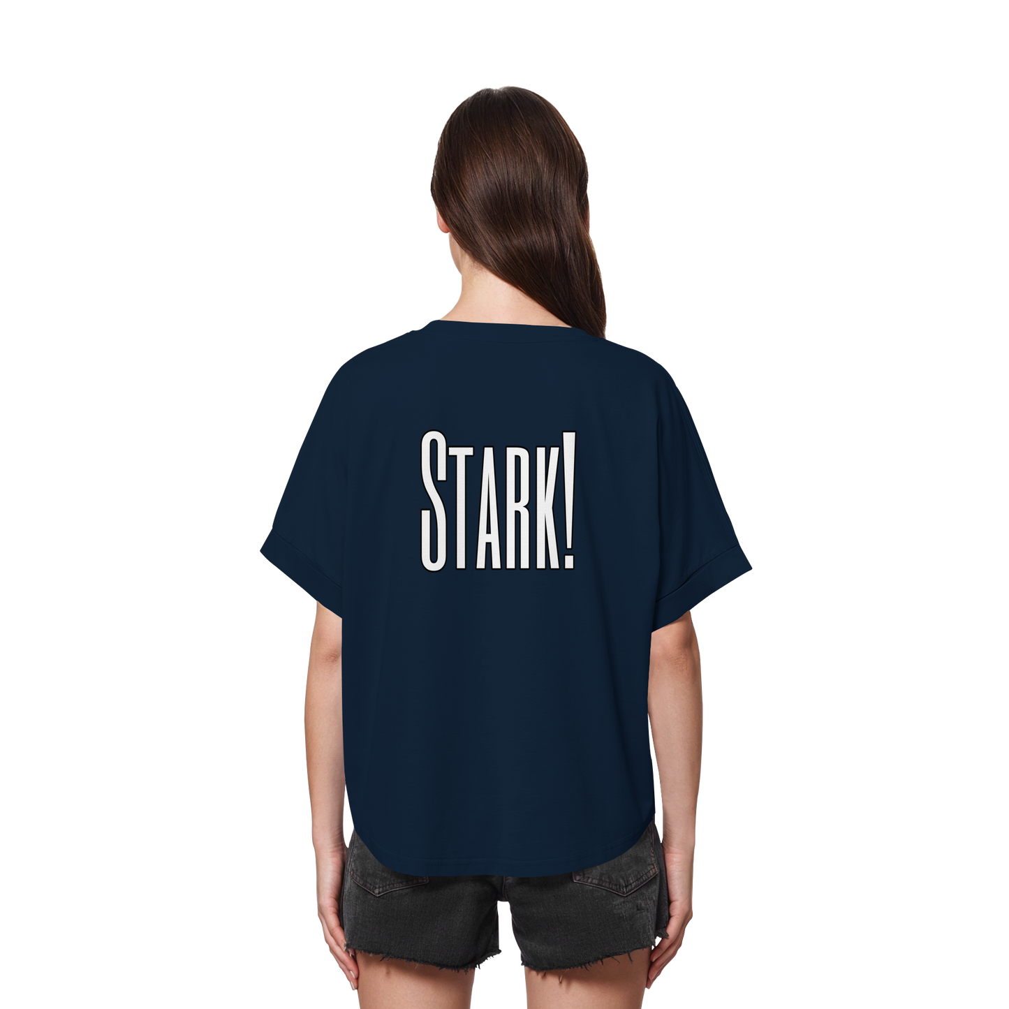 STRONG! - Women's Organic Rolled Sleeves T-Shirt
