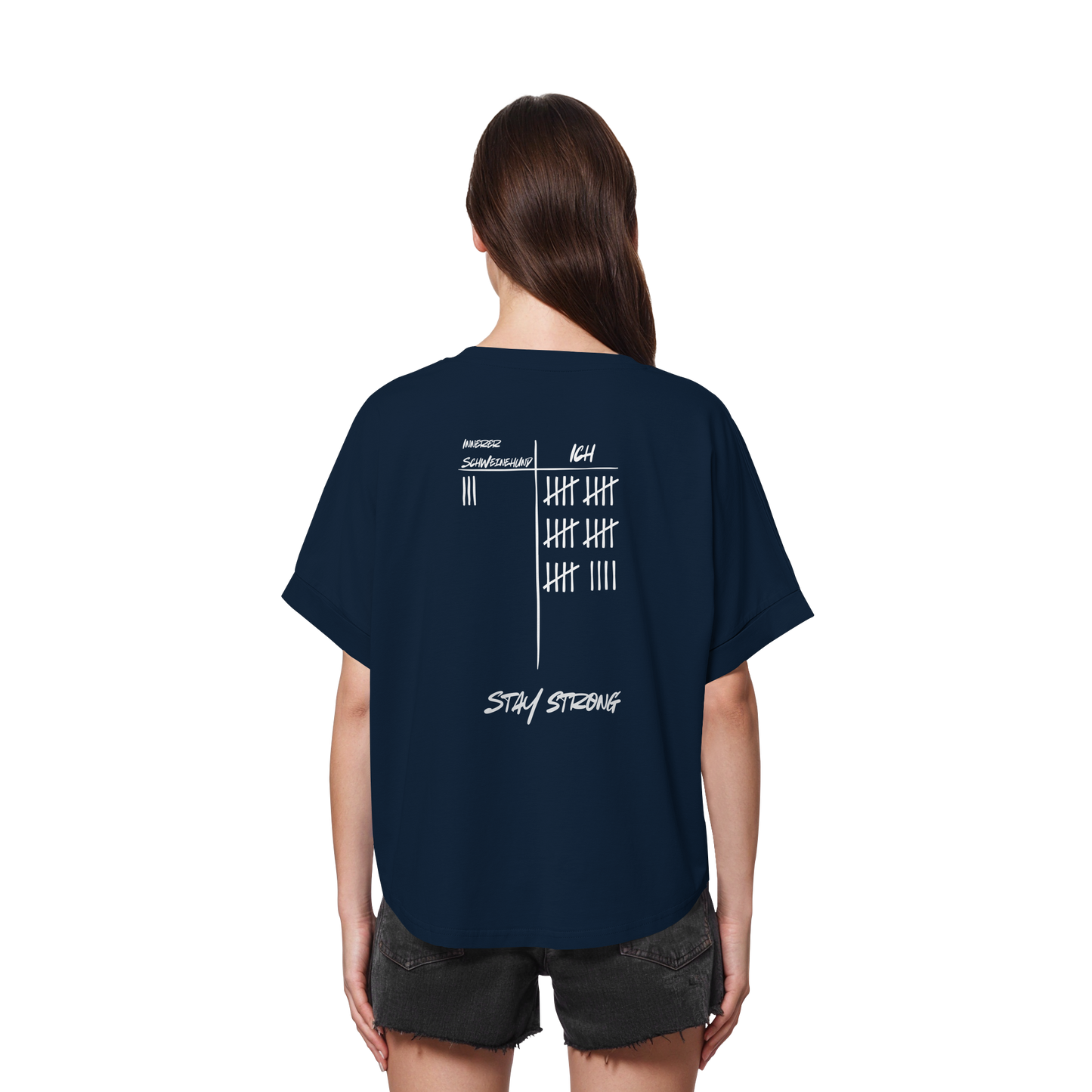 STAYSTRONG! - Women's Organic Rolled Sleeves T-Shirt