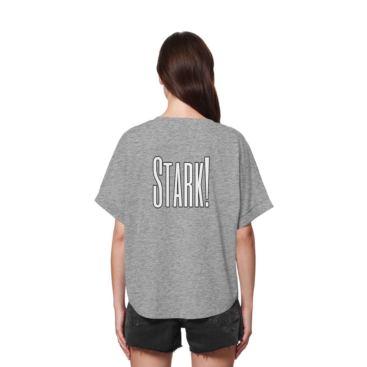 STRONG! - Women's Organic Rolled Sleeves T-Shirt