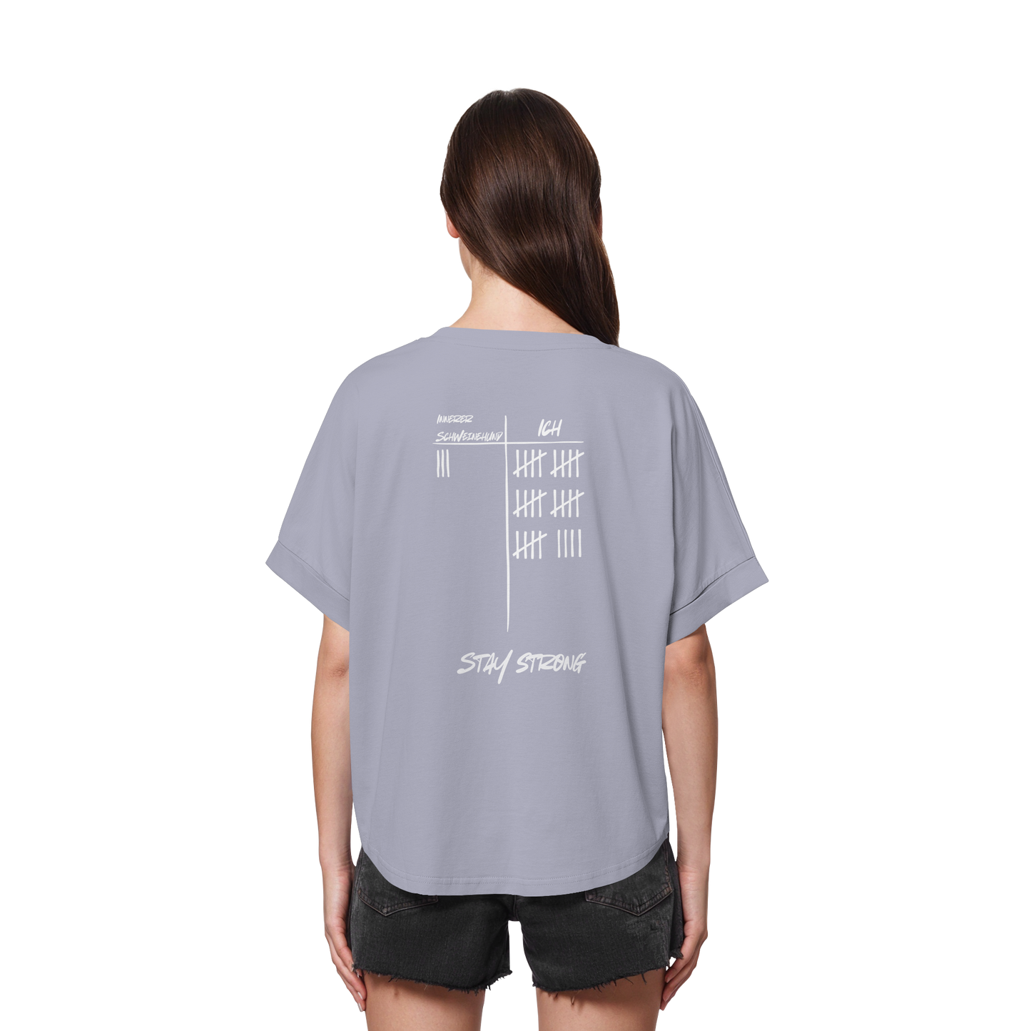 STAYSTRONG! - Women's Organic Rolled Sleeves T-Shirt