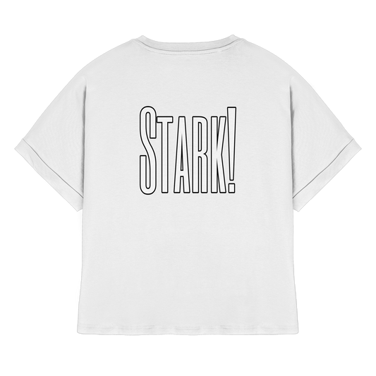 STARK! - Womens Organic Rolled Sleeves T-Shirt