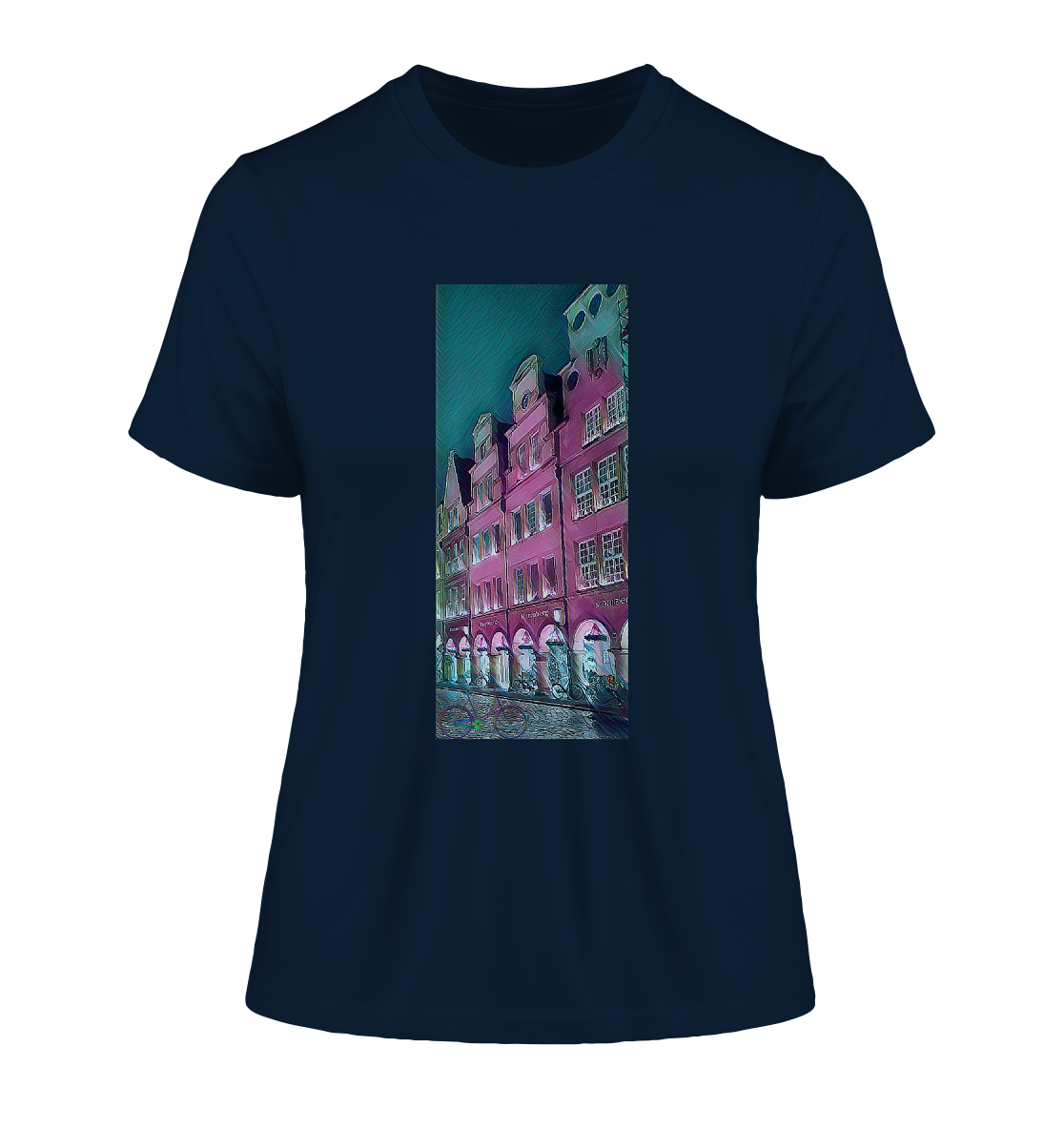 LOVEYOURTOWN! - Fitted Ladies Organic Shirt