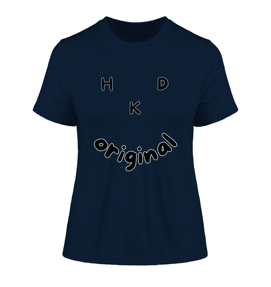 HDKORIGINALSMILE! - Fitted Ladies Organic Shirt