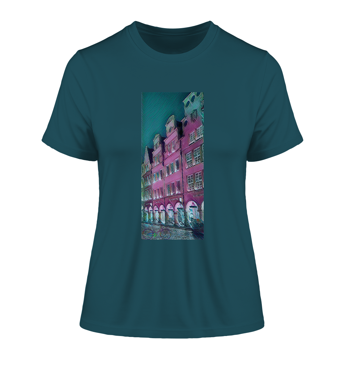 LOVEYOURTOWN! - Fitted Ladies Organic Shirt