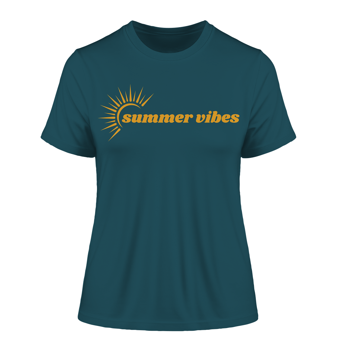 SUMMER VIBES! - Fitted Women's Organic Shirt