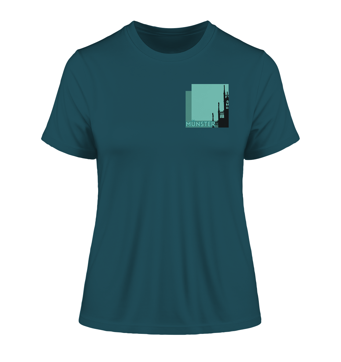 MÜNSTER SILHOUETTE! - Fitted Ladies Organic Shirt