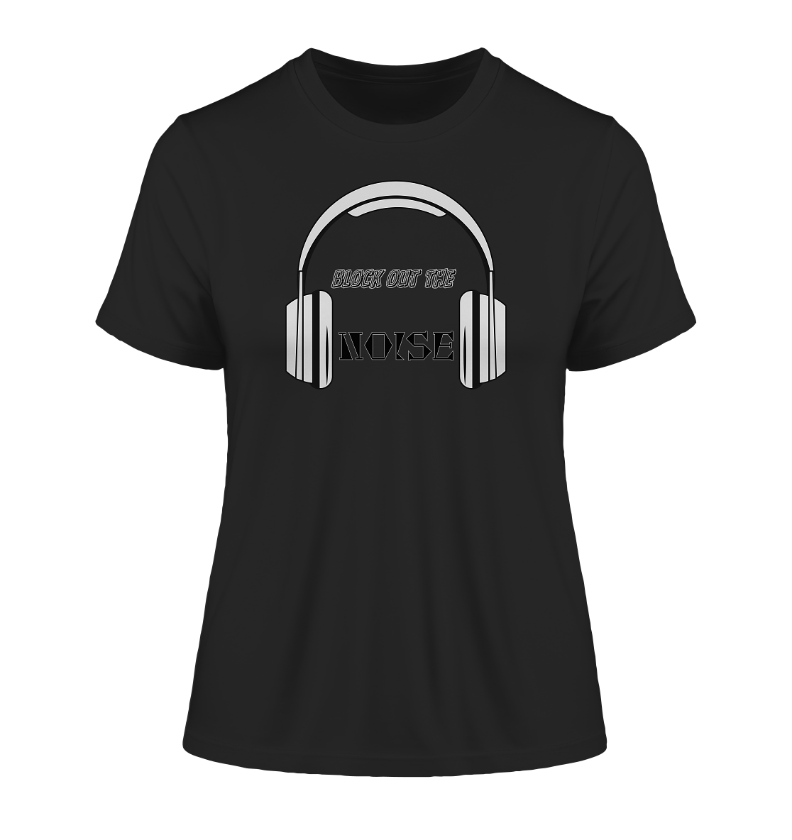 BLOCKOUTTHENOISE! - Fitted Ladies Organic Shirt