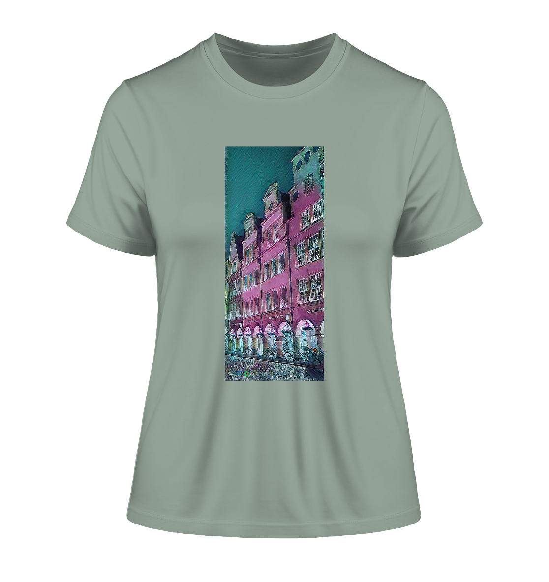 LOVEYOURTOWN! - Fitted Ladies Organic Shirt
