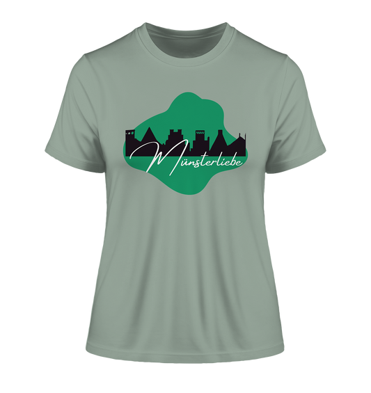 SKYLINEMÜNSTERLIEBE! - Fitted Ladies Organic Shirt
