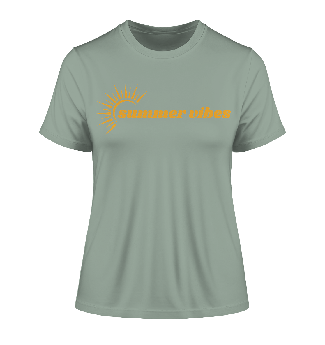 SUMMER VIBES! - Fitted Women's Organic Shirt