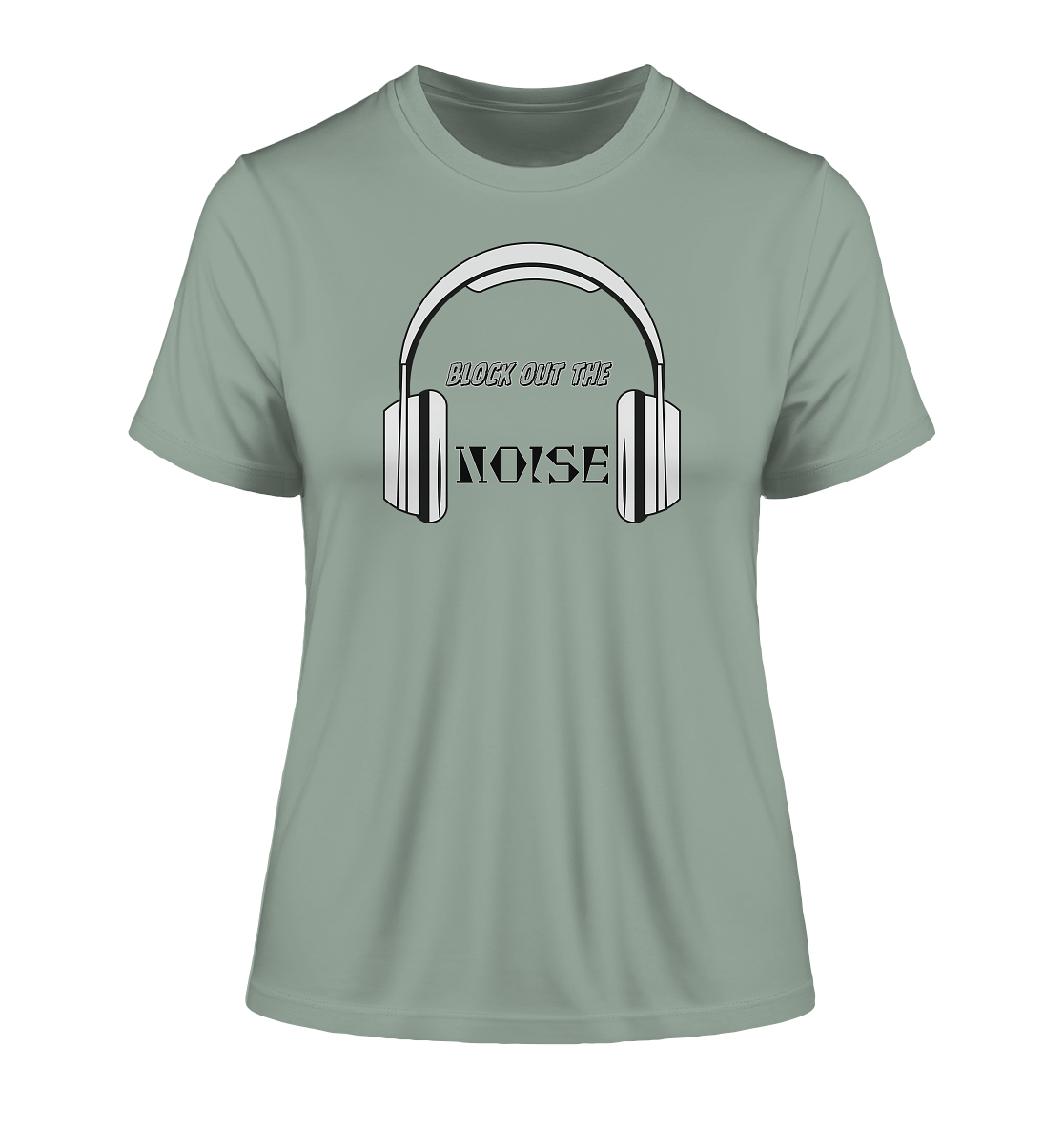 BLOCKOUTTHENOISE! - Fitted Ladies Organic Shirt