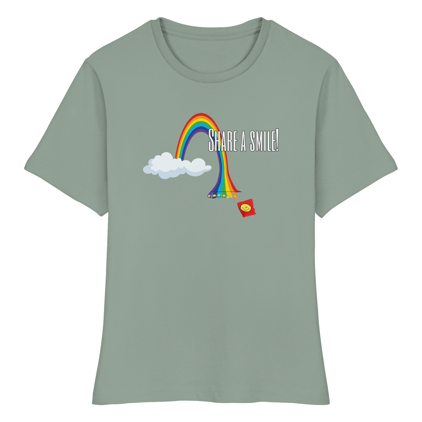 SHAREASMILE! - Fitted Women's Organic Shirt