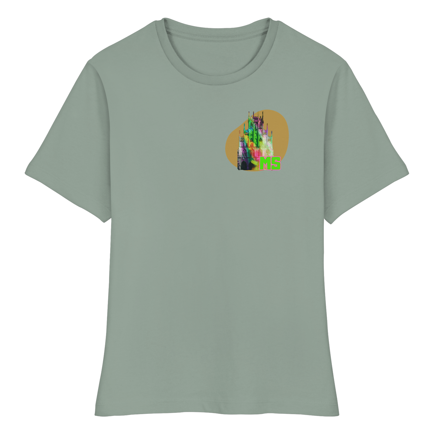 COLORFULTOWNHALL! - Fitted Ladies Organic Shirt