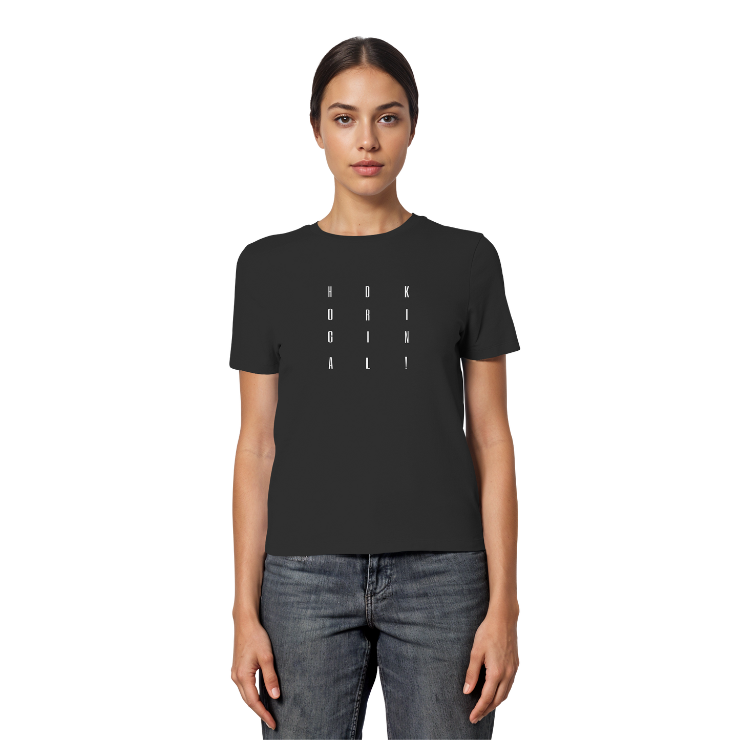 HDKORIGINALSQUARE! - Fitted Ladies Organic Shirt