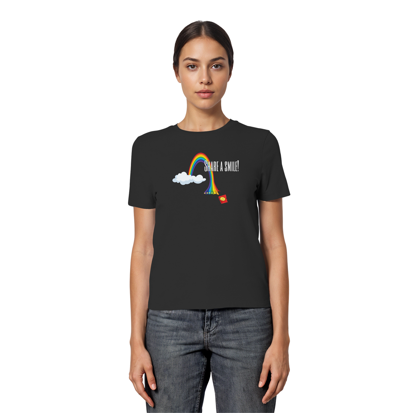 SHAREASMILE! - Fitted Women's Organic Shirt