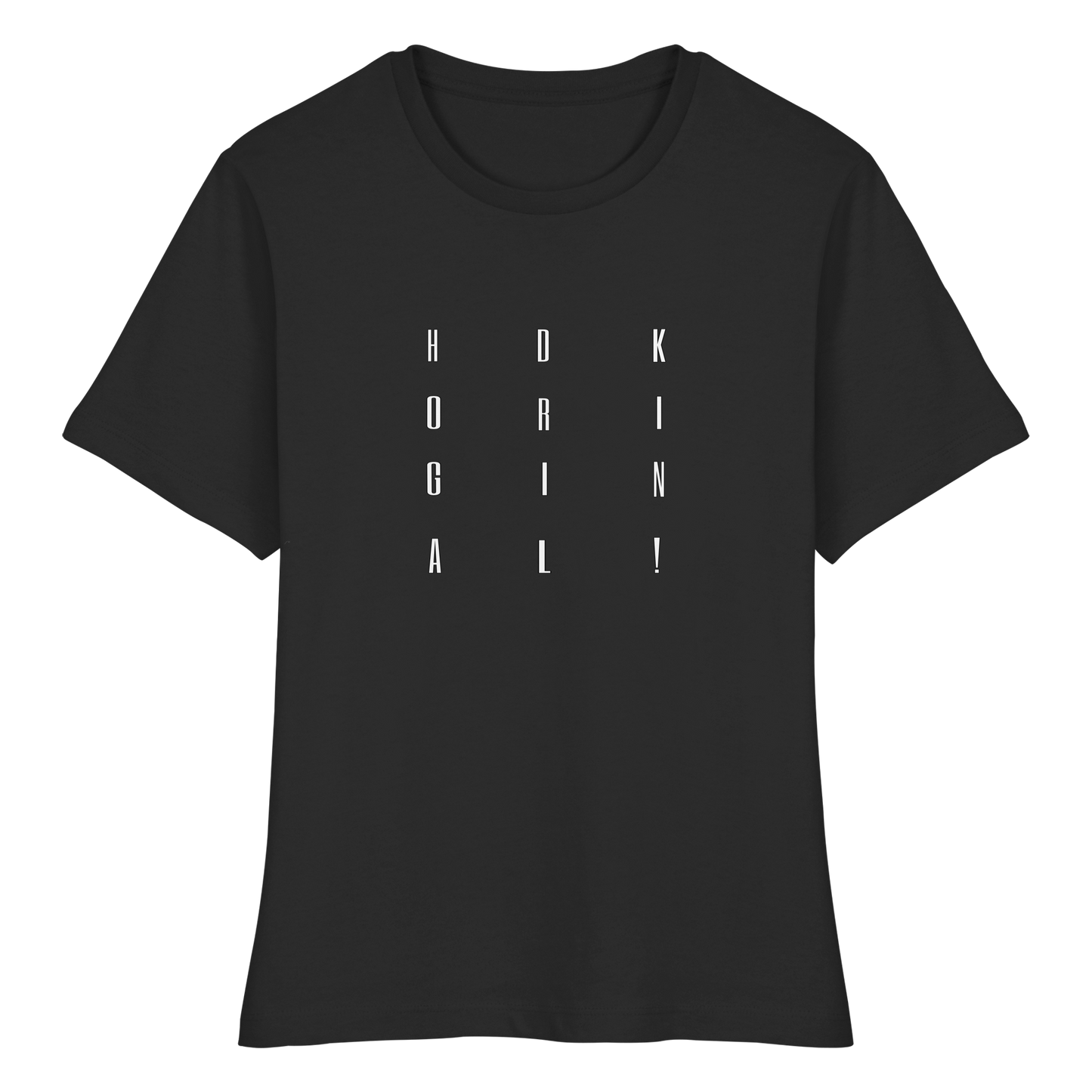 HDKORIGINALSQUARE! - Fitted Ladies Organic Shirt