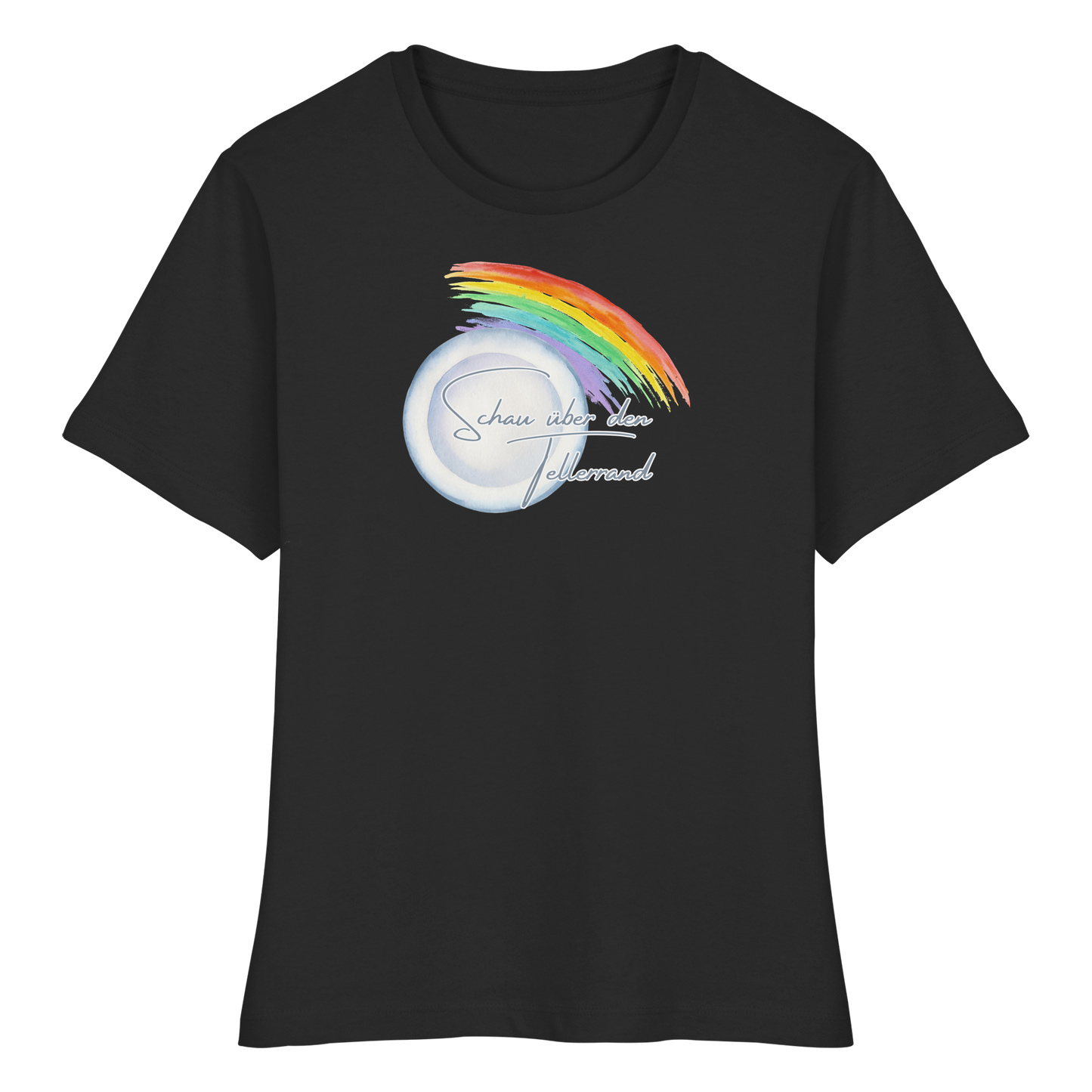 LOOK BEYOND YOUR OWN NOSE! - Fitted Ladies Organic Shirt