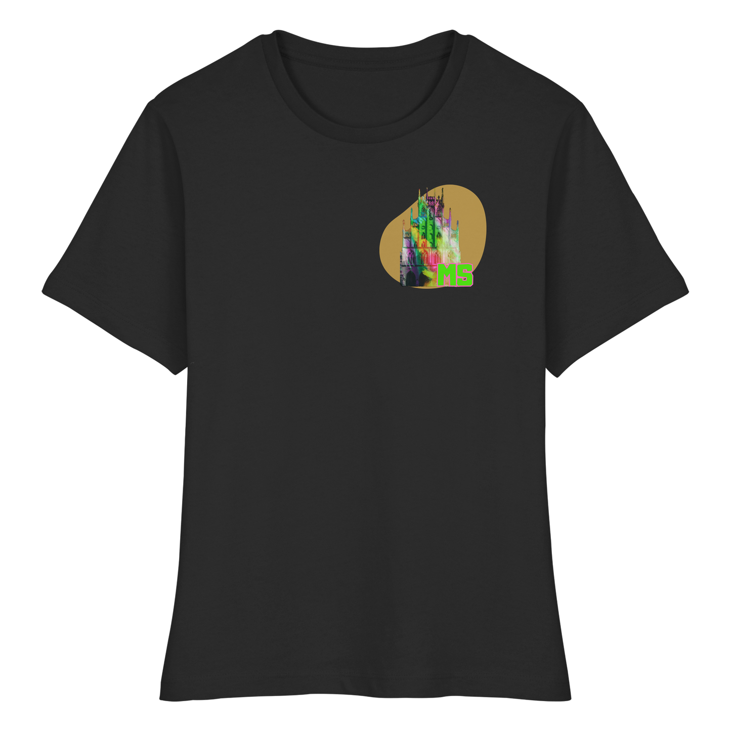COLORFULTOWNHALL! - Fitted Ladies Organic Shirt
